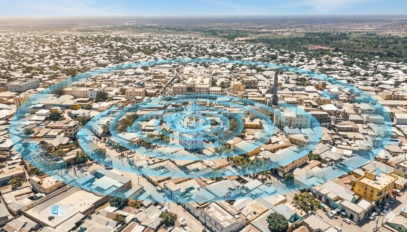 Network coverage map